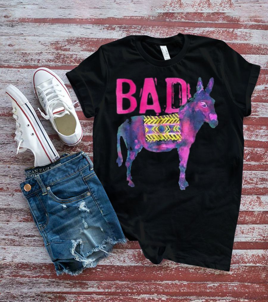 BAD Donkey Neon Abstract T-Shirt