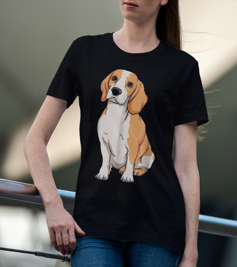 Beagle Funny For Cute Dog Lovers Cartoon T-Shirt