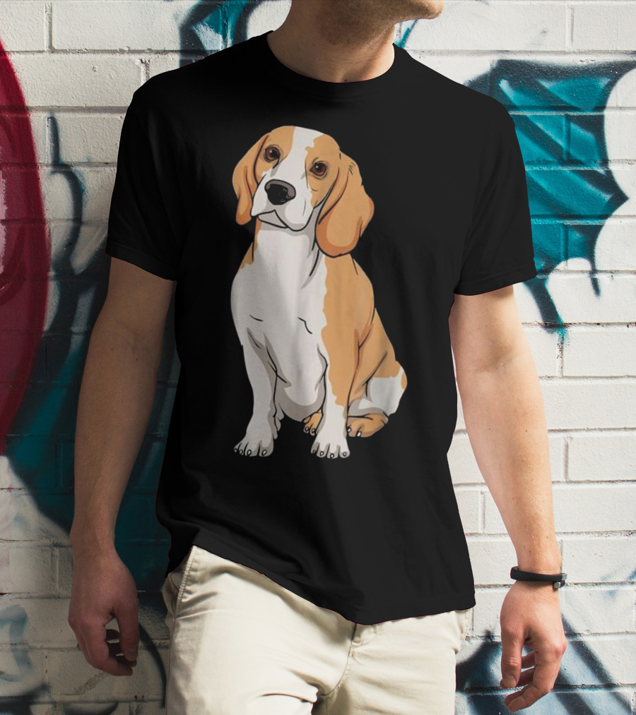 Beagle Funny For Cute Dog Lovers Cartoon T-Shirt