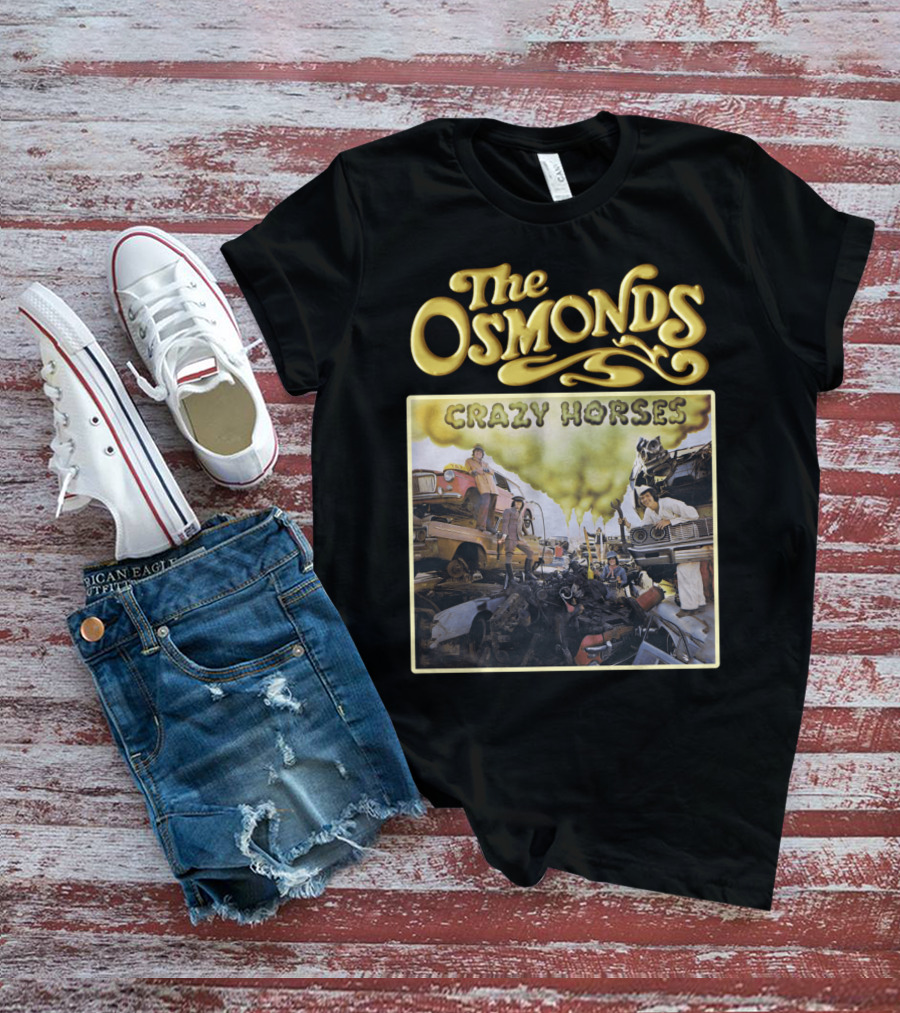 The Osmonds Crazy Horses Album Cover T-Shirt