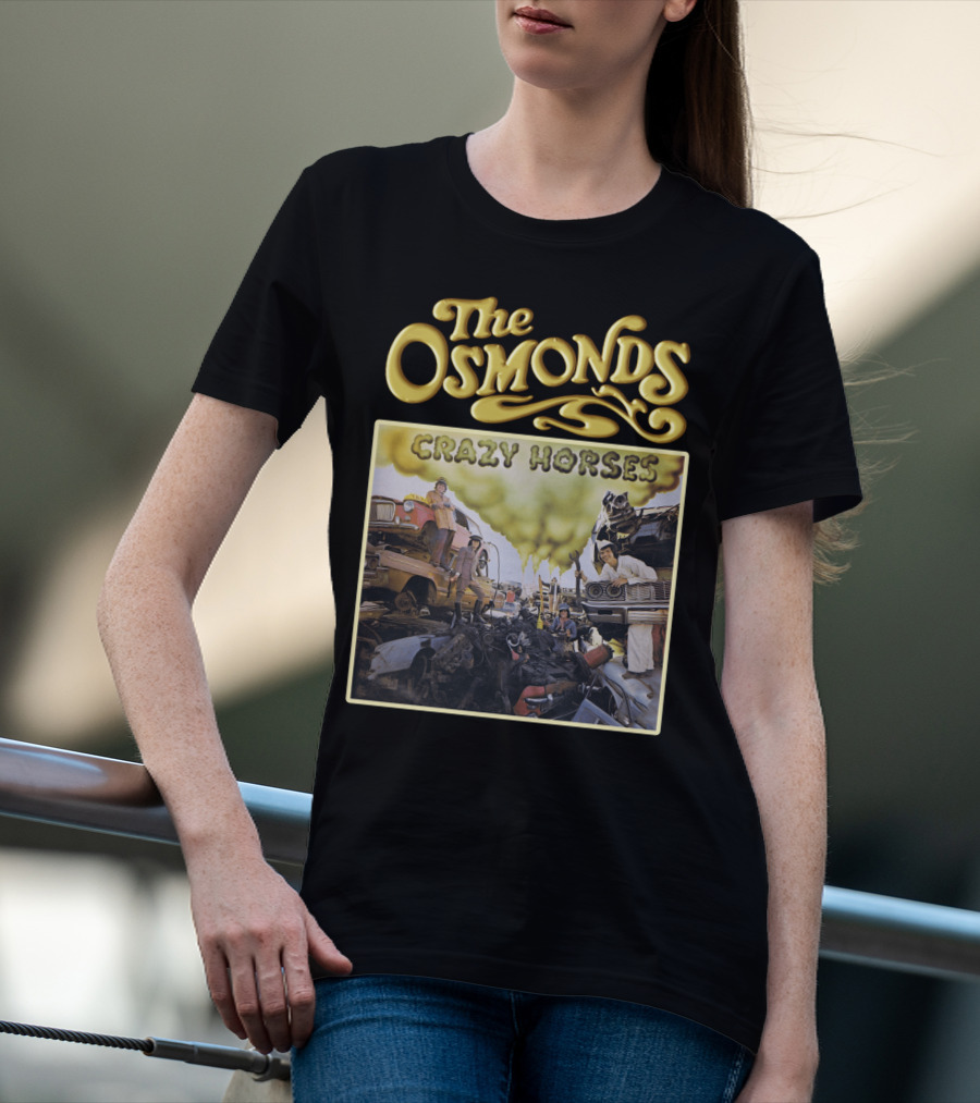 The Osmonds Crazy Horses Album Cover T-Shirt