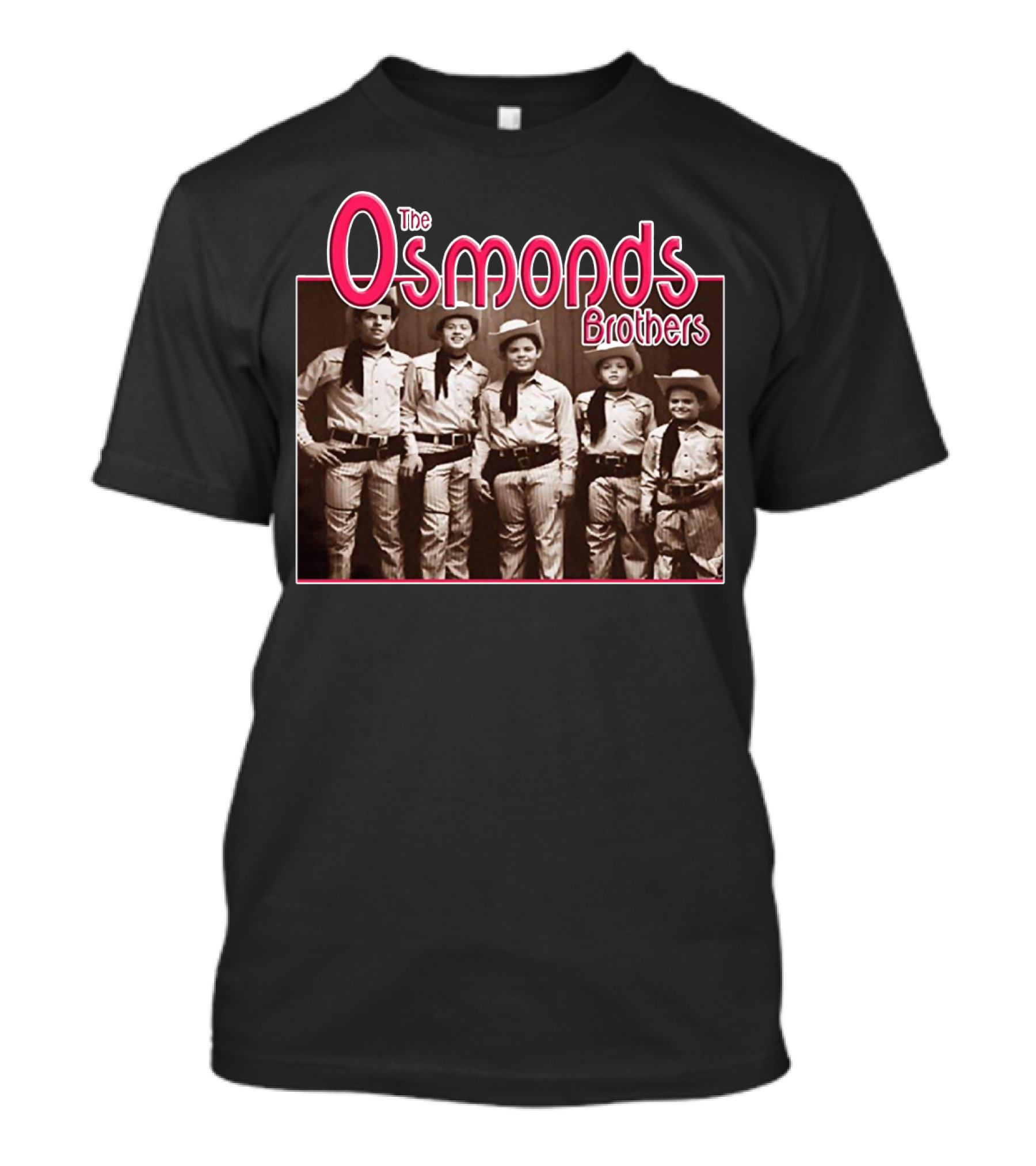 The Osmonds Brothers Vintage Cowboy Outfit Photo T-Shirt