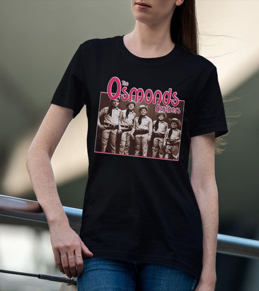 The Osmonds Brothers Vintage Cowboy Outfit Photo T-Shirt