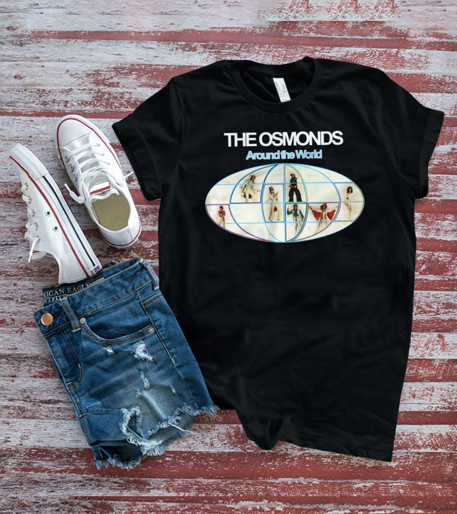 THE OSMONDS Around The World Live In Concert Tour T-Shirt