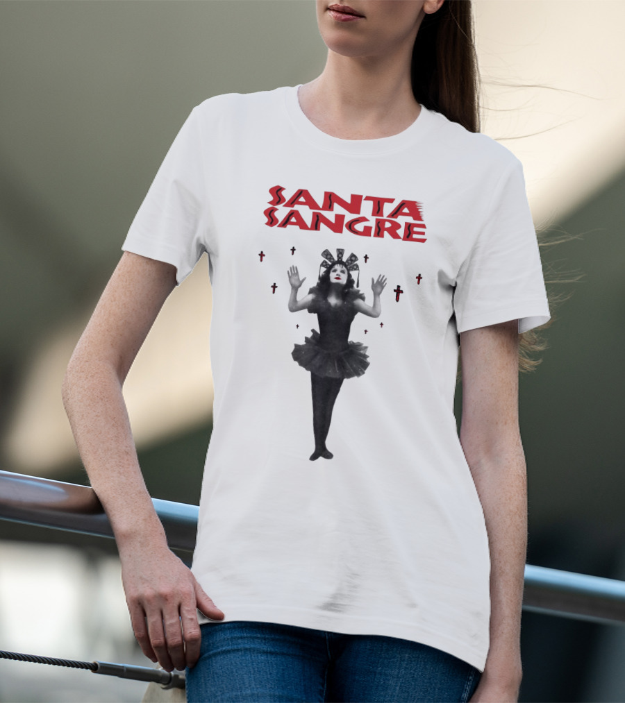 Santa Sangre Gothic Performance With Crosses T-Shirt
