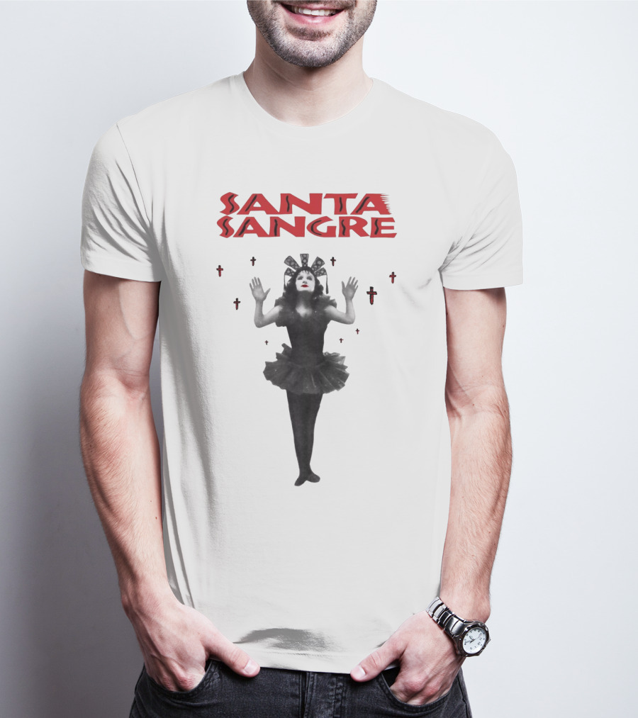 Santa Sangre Gothic Performance With Crosses T-Shirt