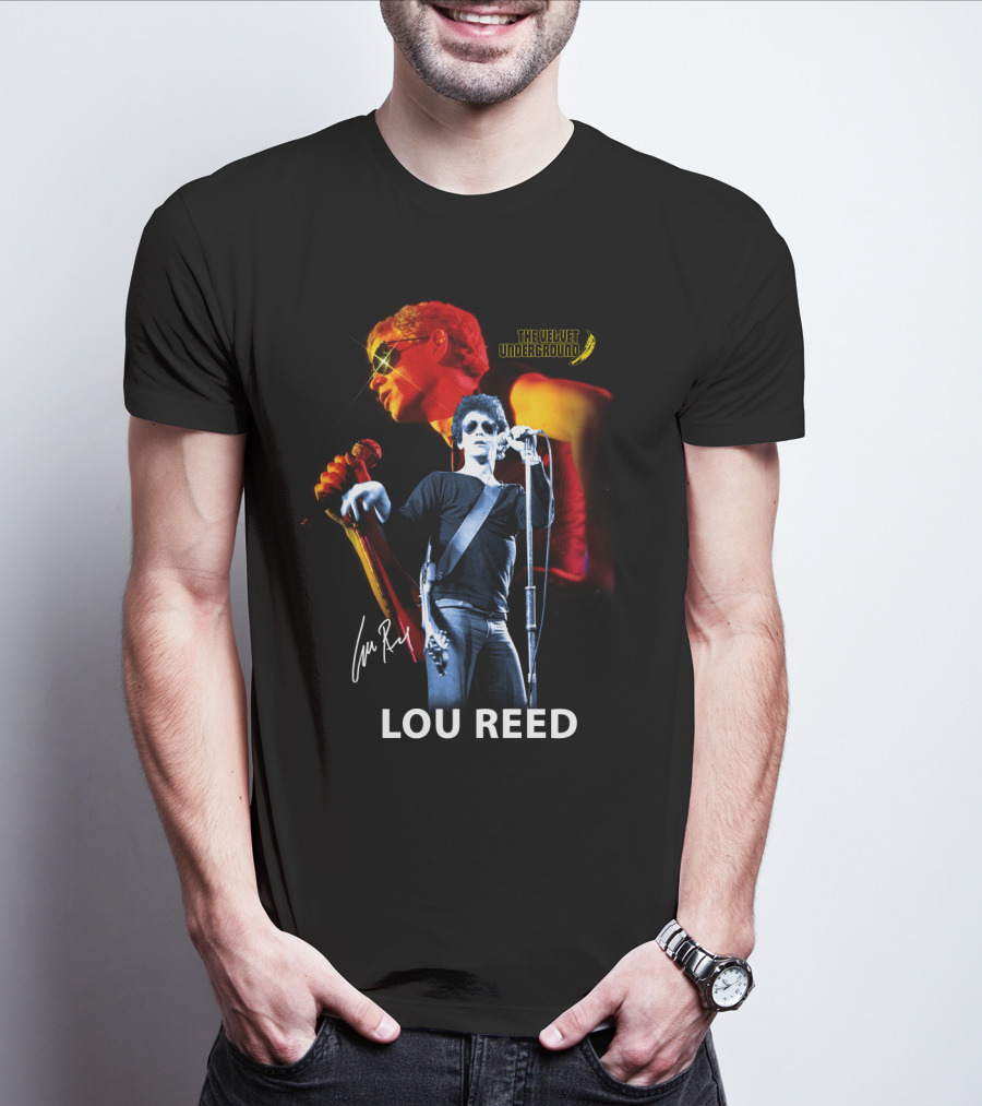 Lou Reed Velvet Underground Iconic Performance T-Shirt