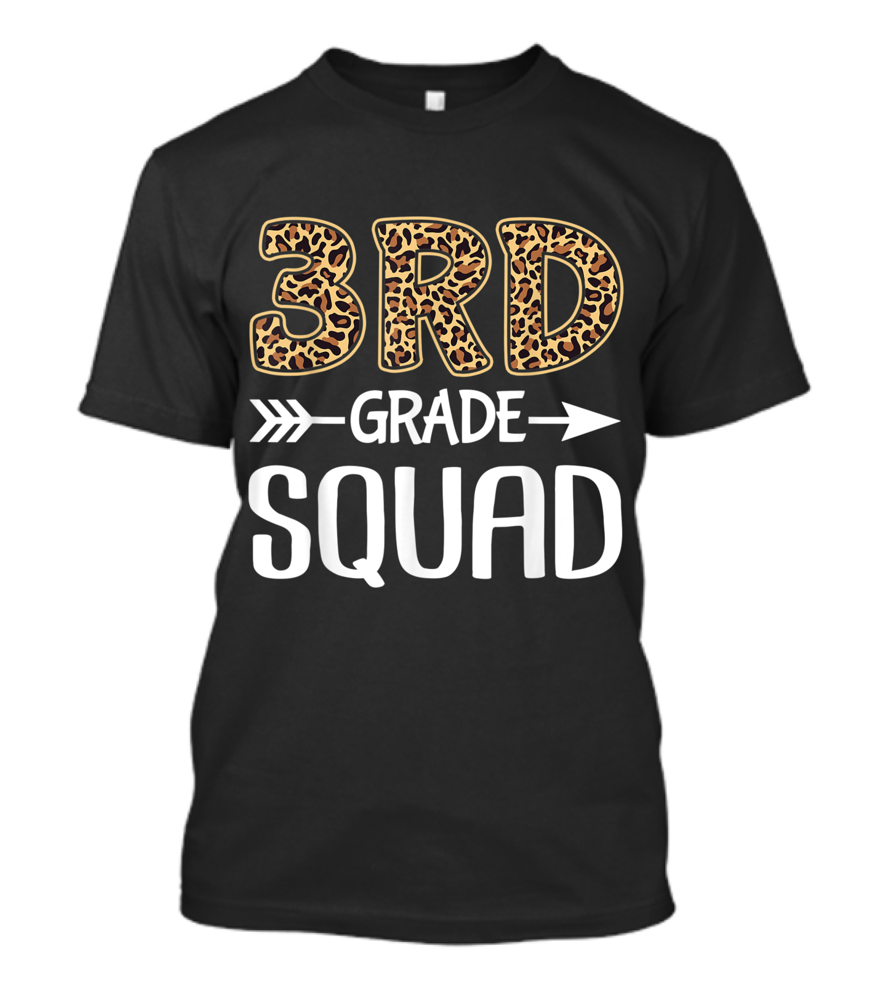 3rd Grade Leopard Squad Third Grade Teacher Student T-Shirt