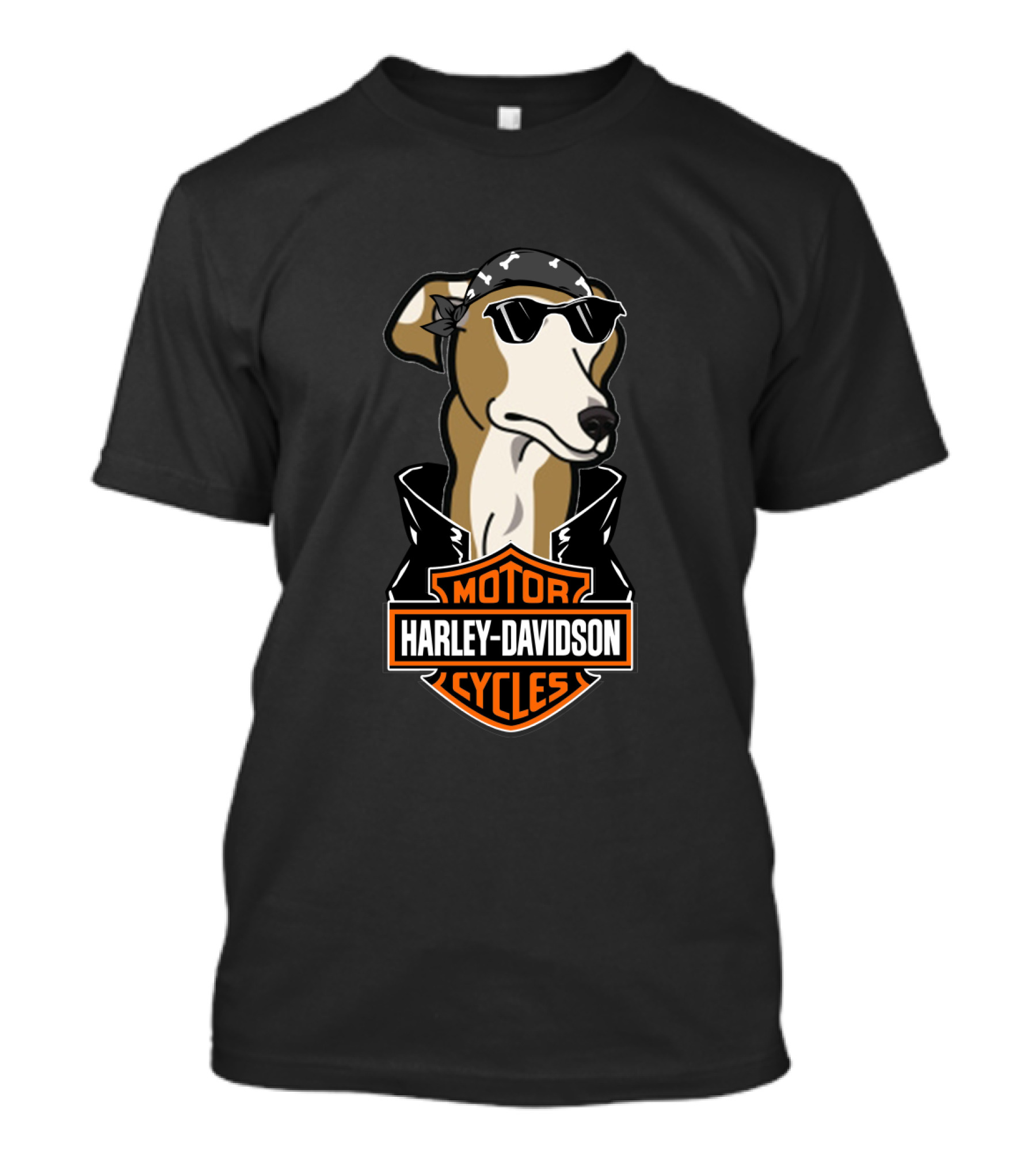 Greyhounds Harley Davidson Motorcycles T-Shirt