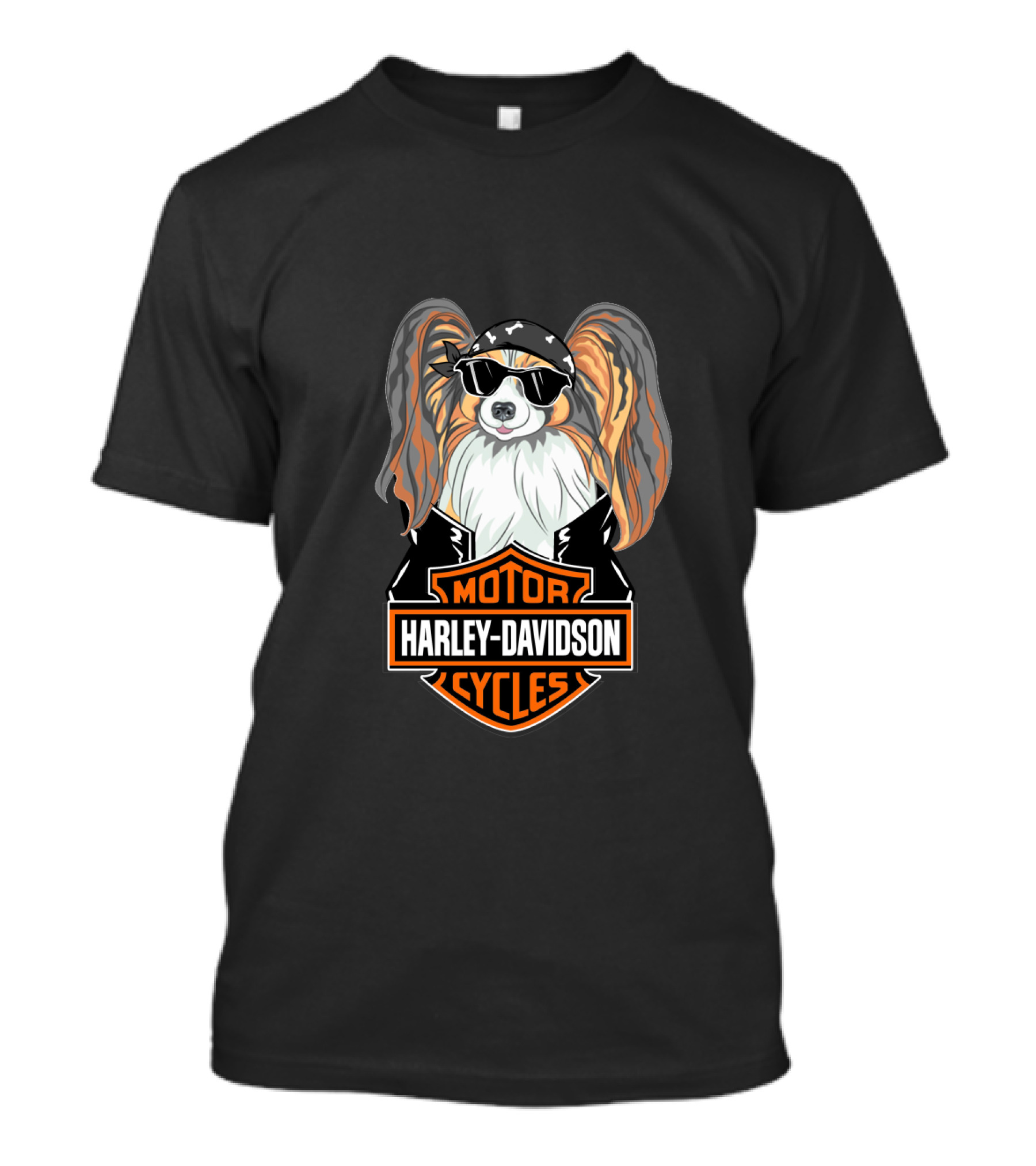 Harley Davidson Motor Cycles Papillons T-Shirt