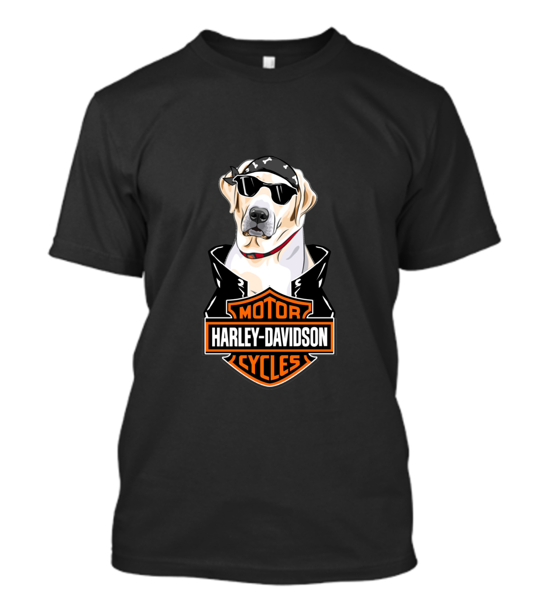 Labrador Retriever Harley Davidson Motorcycles T-Shirt