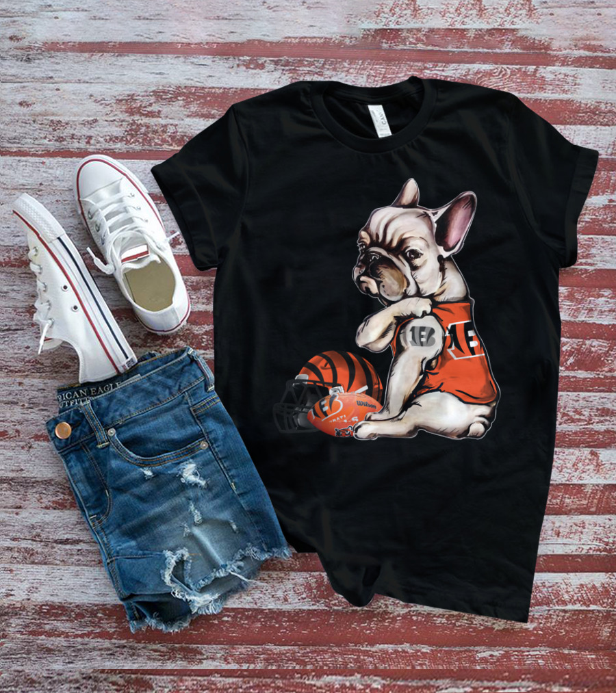 Cincinnati Bengals Pug Helmet Football 18 T-Shirt