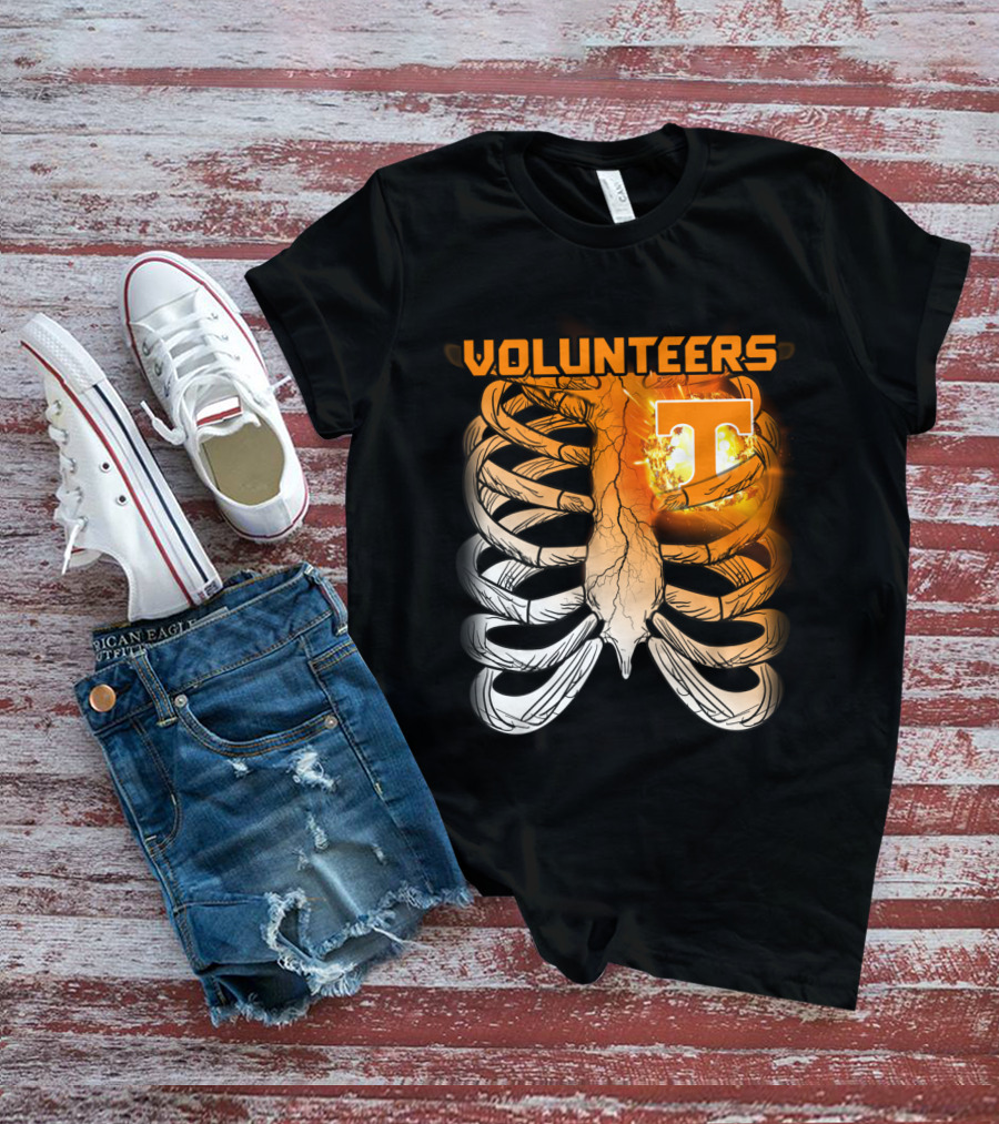 Volunteers Tennessee T Logo Ribcage T-Shirt