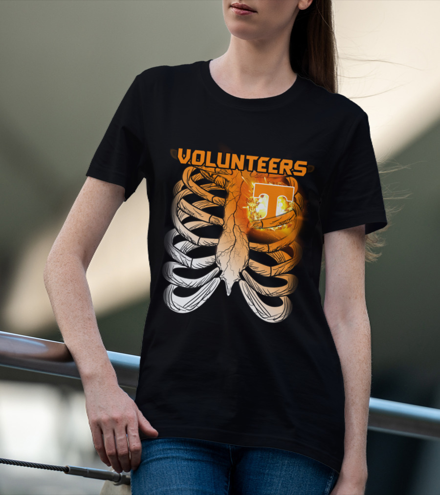 Volunteers Tennessee T Logo Ribcage T-Shirt