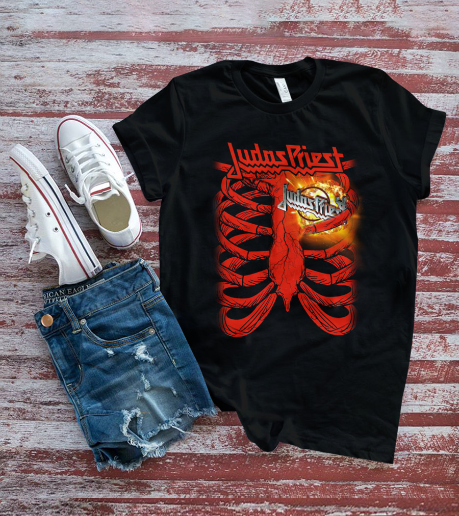 Judas Priest Ribcage Explosive T-Shirt