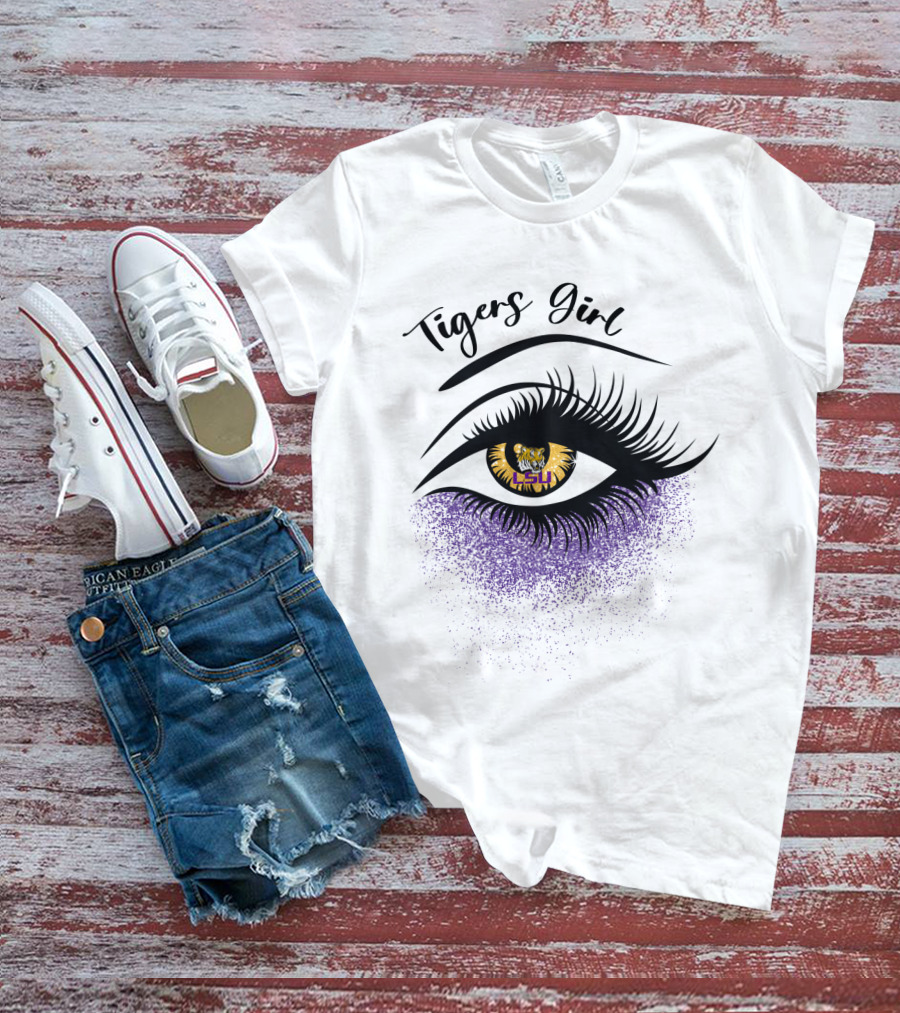 Lsu Tigers Girl Eye T-Shirt