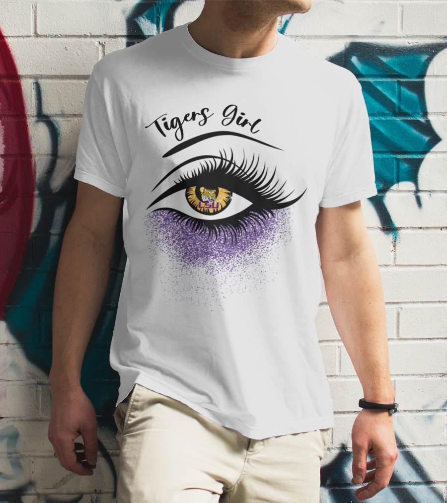 Lsu Tigers Girl Eye T-Shirt