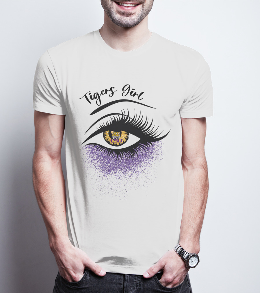 Lsu Tigers Girl Eye T-Shirt