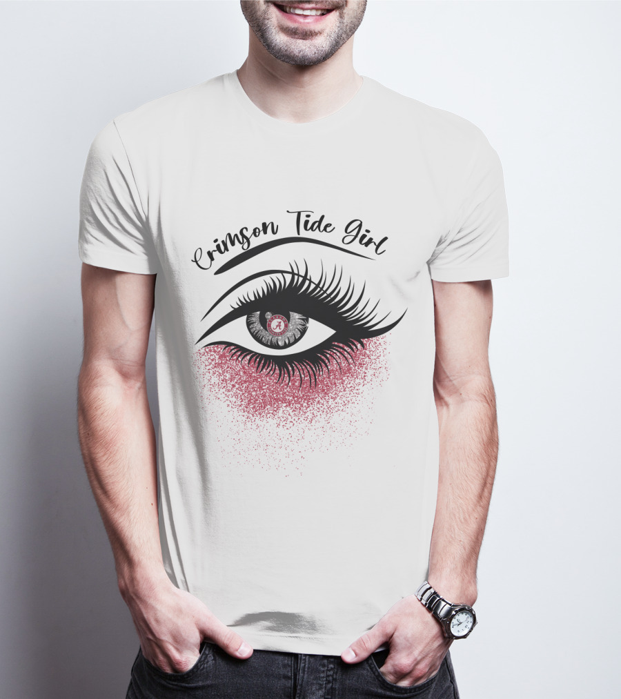 Crimson Tide Girl Alabama Crimson Tide Eye T-Shirt