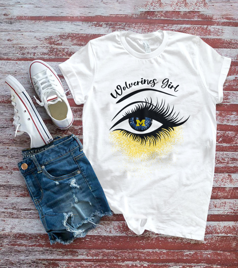 Wolverines Girl M Eye T-Shirt