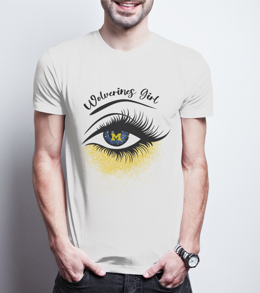Wolverines Girl M Eye T-Shirt