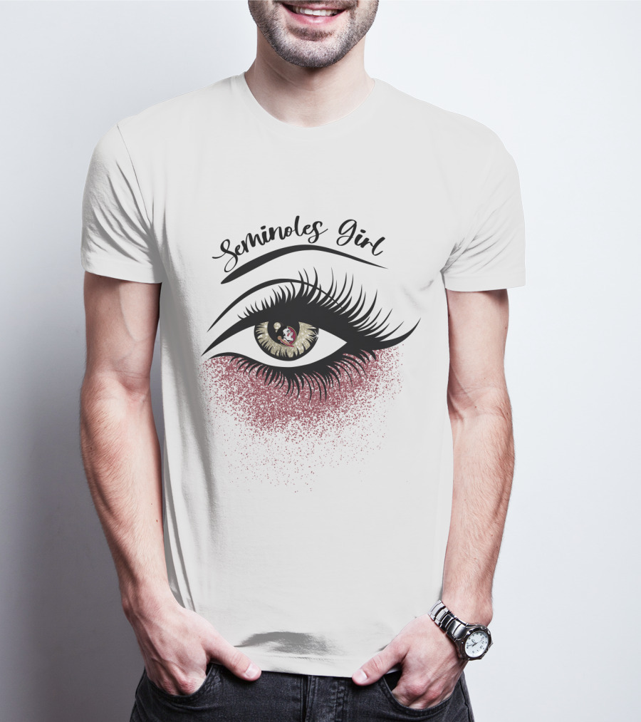 Seminoles Girl Florida State University Eye T-Shirt