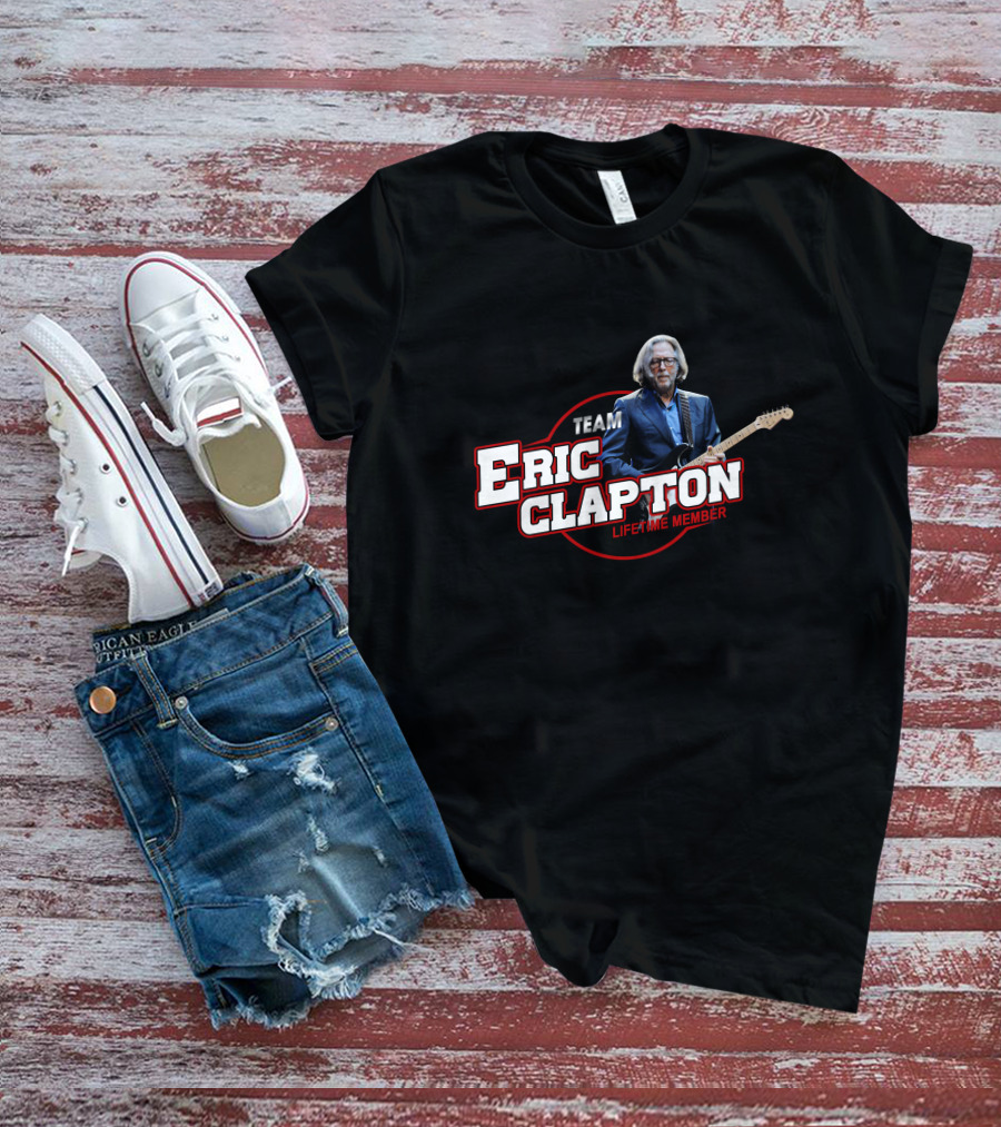 Team Eric Clapton Lifetime Member T-Shirt