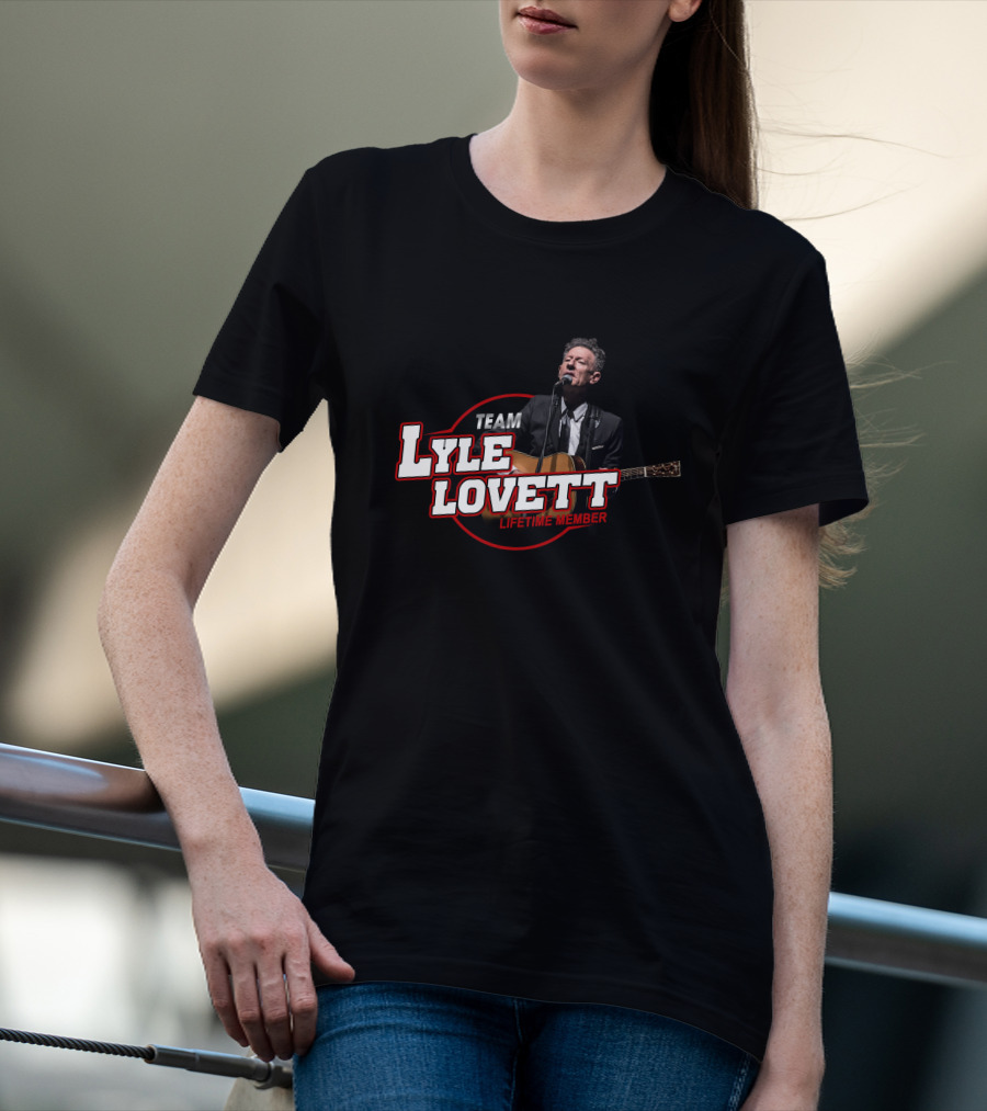 Team Lyle Lovett Lifetime Member T-Shirt