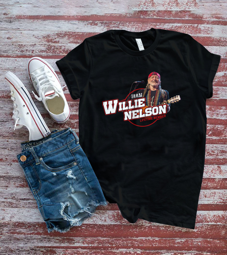 Team Willie Nelson Lifetime Member T-Shirt