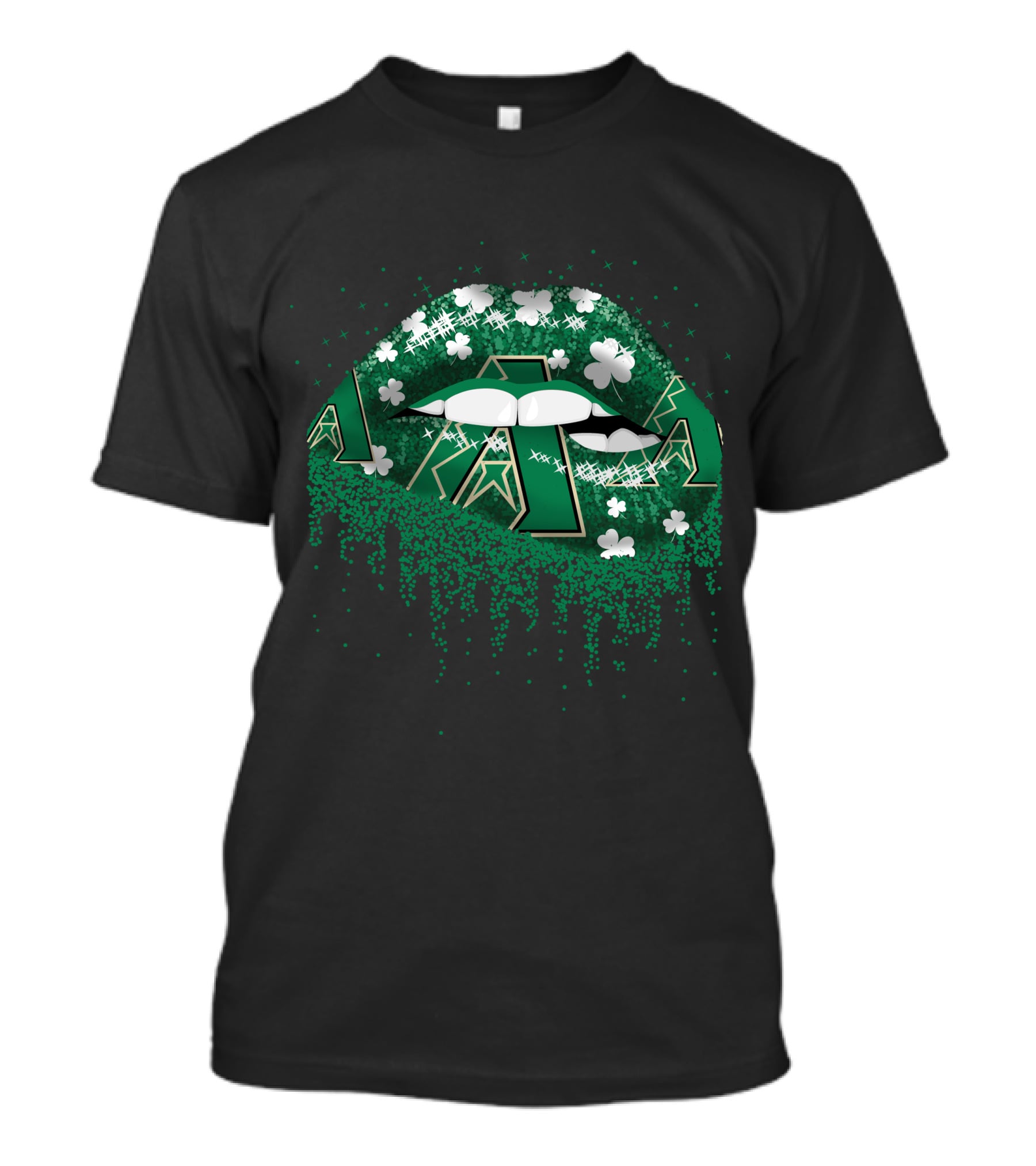 Arizona Diamondbacks Green Shamrock Lips T-Shirt