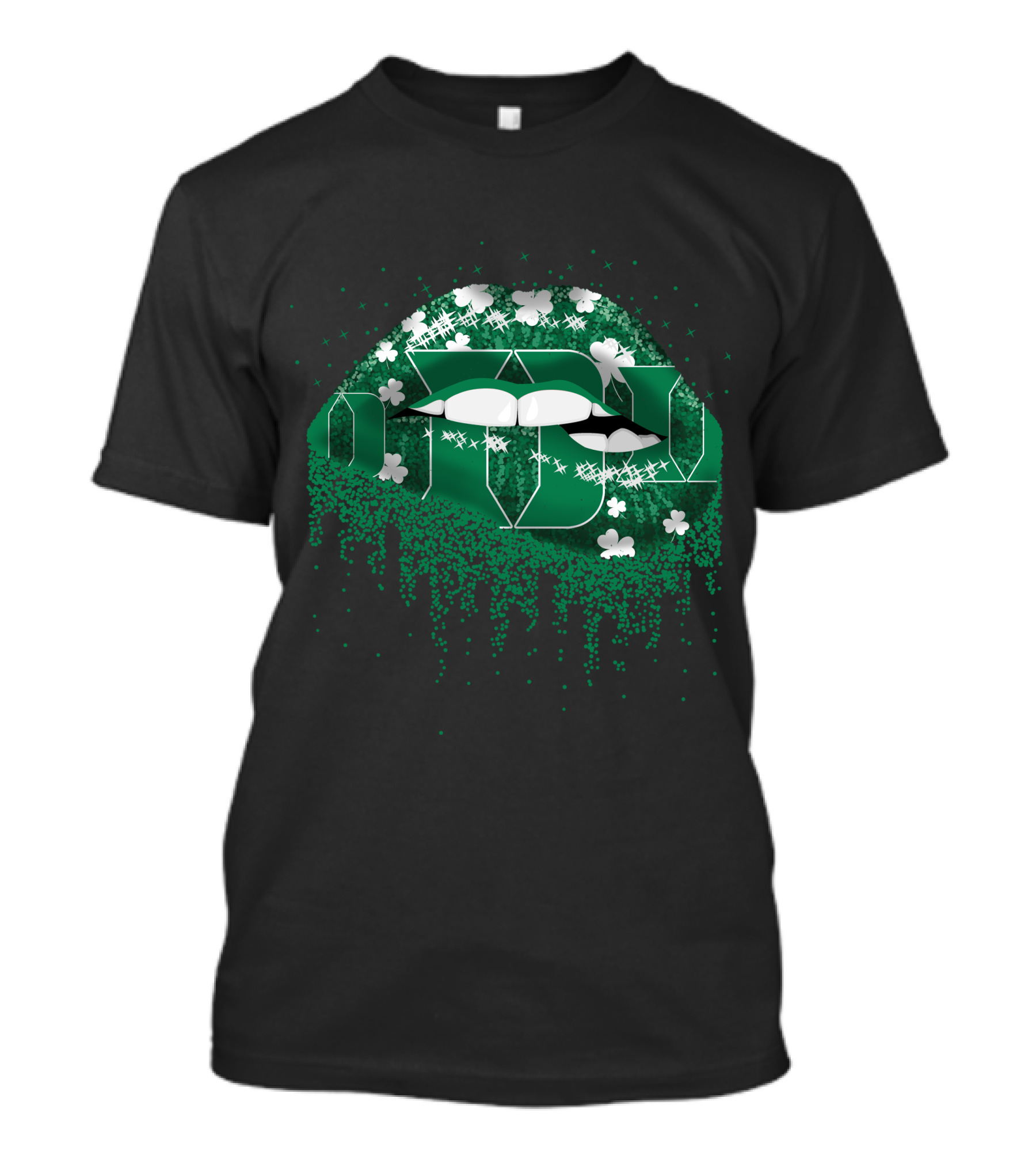 Duke Green Lips Shamrock T-Shirt
