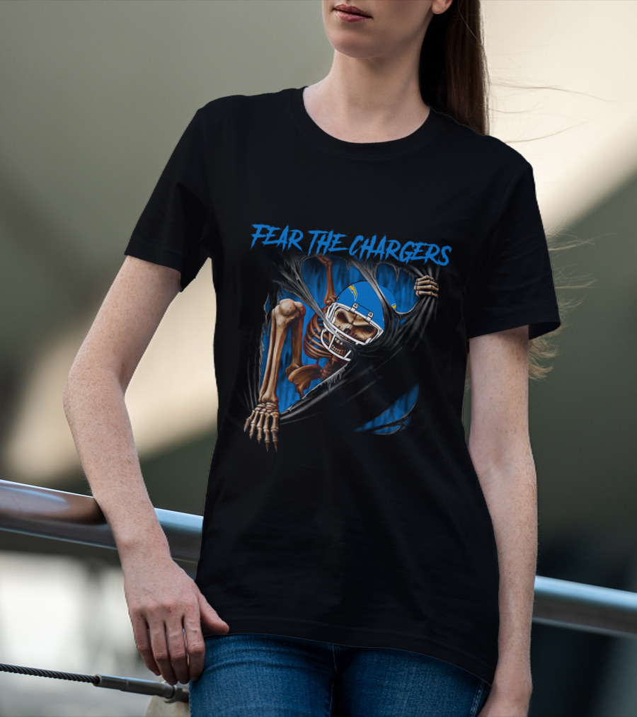 Fear The Chargers Los Angeles Chargers 515NFL L1MTH T-Shirt