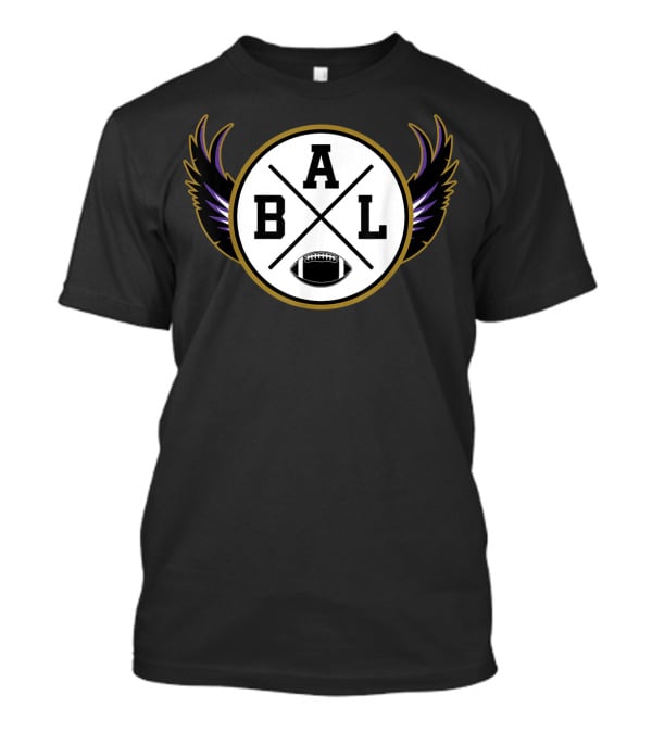 BAL Football Baltimore Maryland Vintage Raven T-Shirt