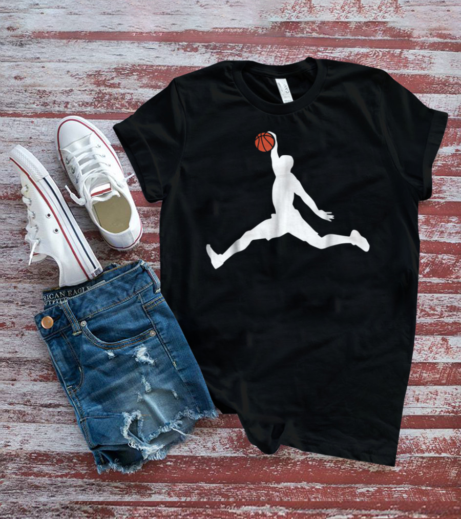 Basketball Player Jump Man Dunk T-Shirt