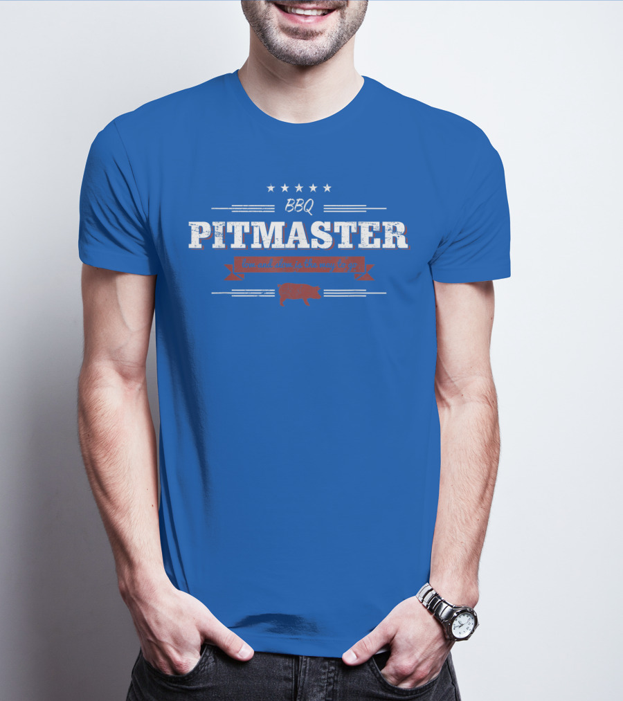 BBQ Pitmaster Low And Slow Is The Way To Go Pig T-Shirt