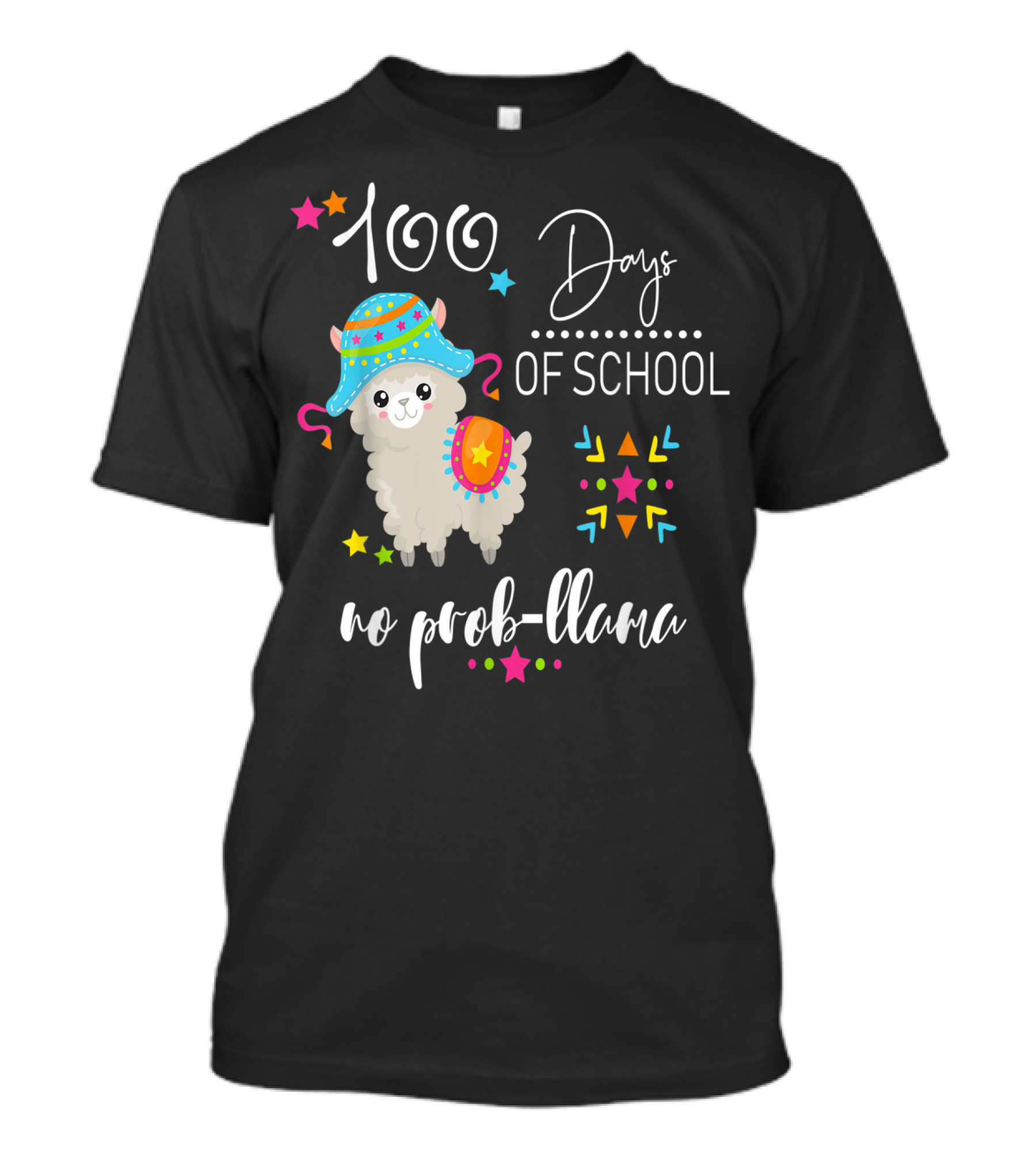 100 Days Of School No Prob-llama T-Shirt