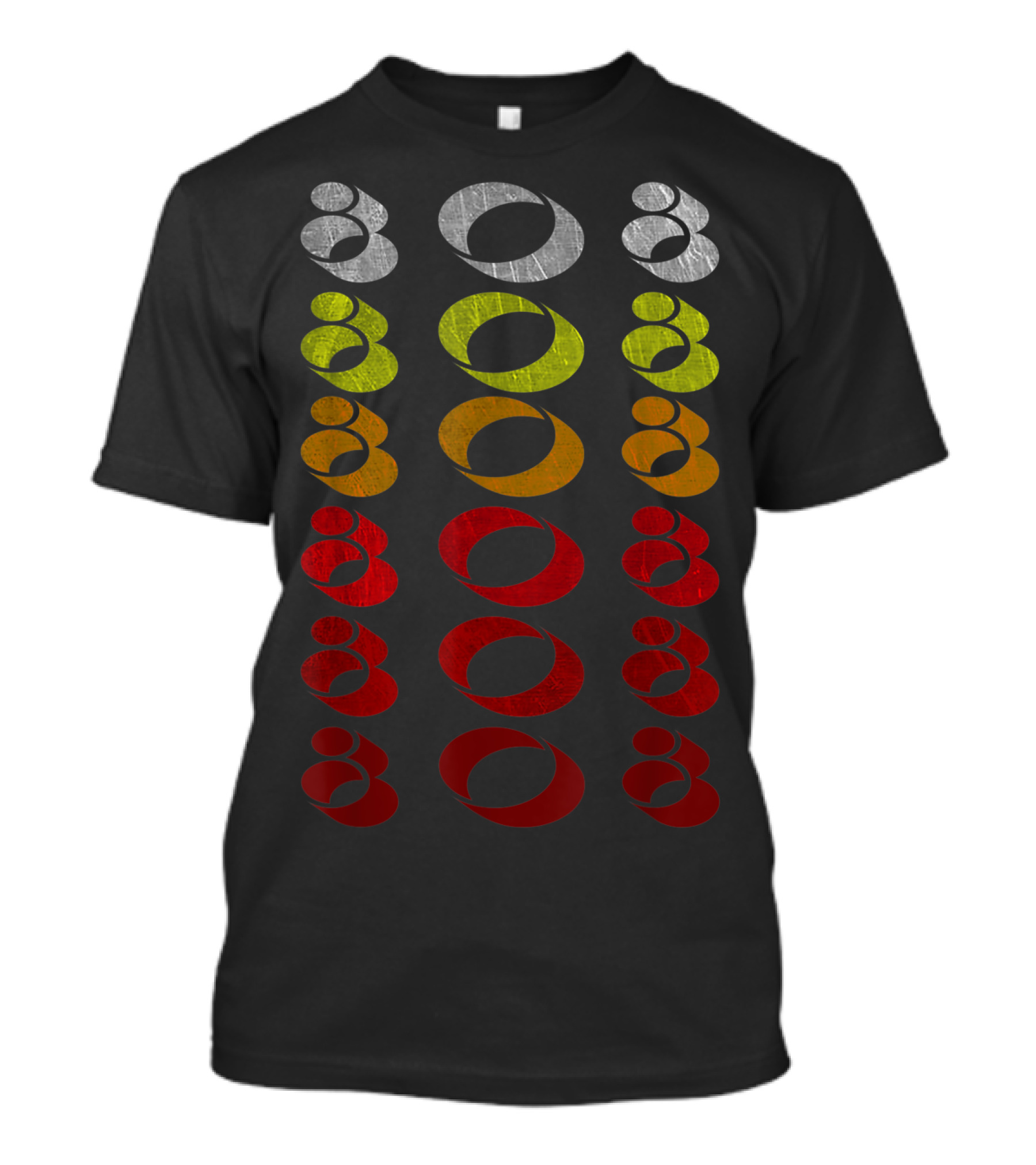 808 Drum Gradient Circles T-Shirt