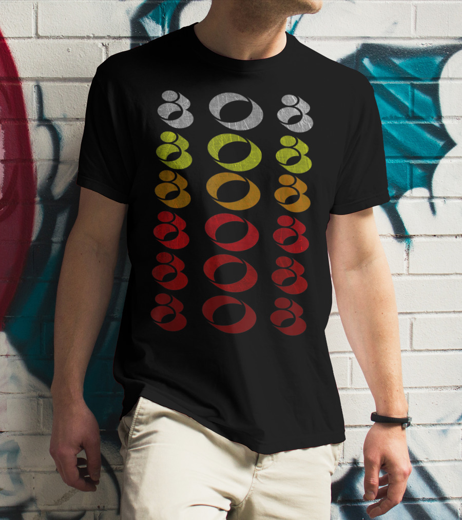 808 Drum Gradient Circles T-Shirt