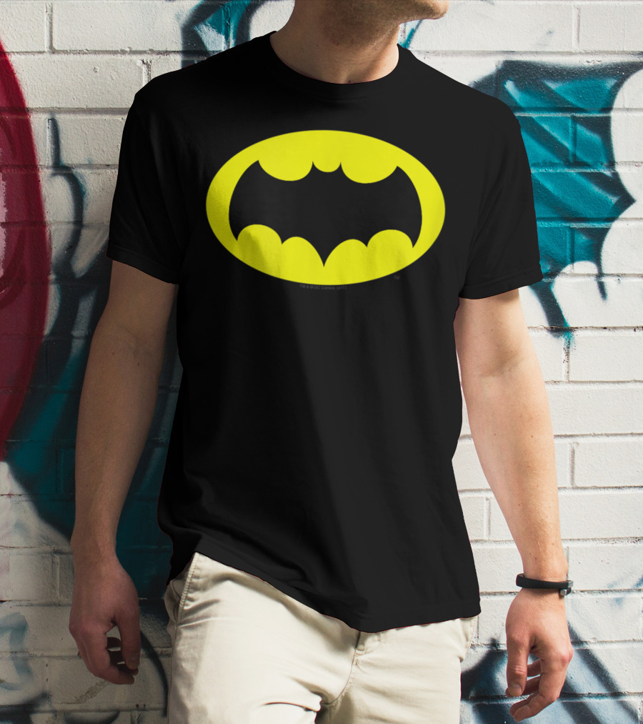 Batman Classic TV Series Logo Icon Chest T-Shirt