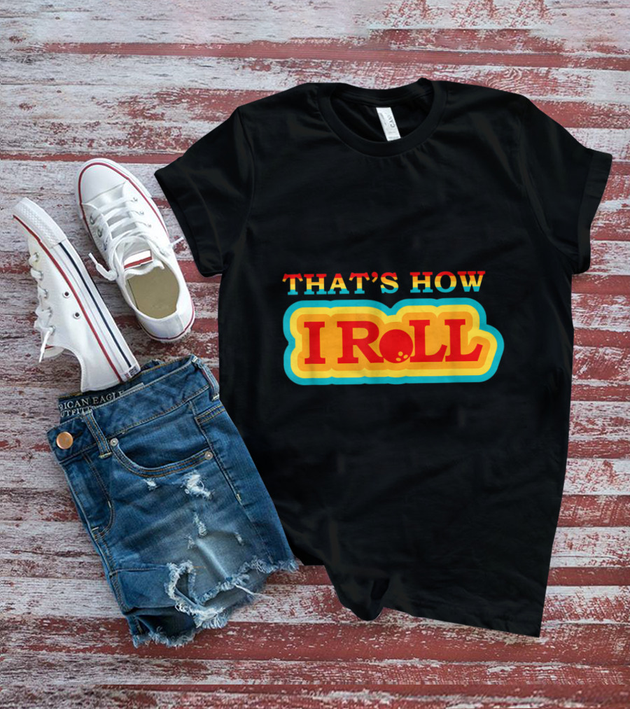 Funny Cute Bowling That's How I Roll Vintage T-Shirt