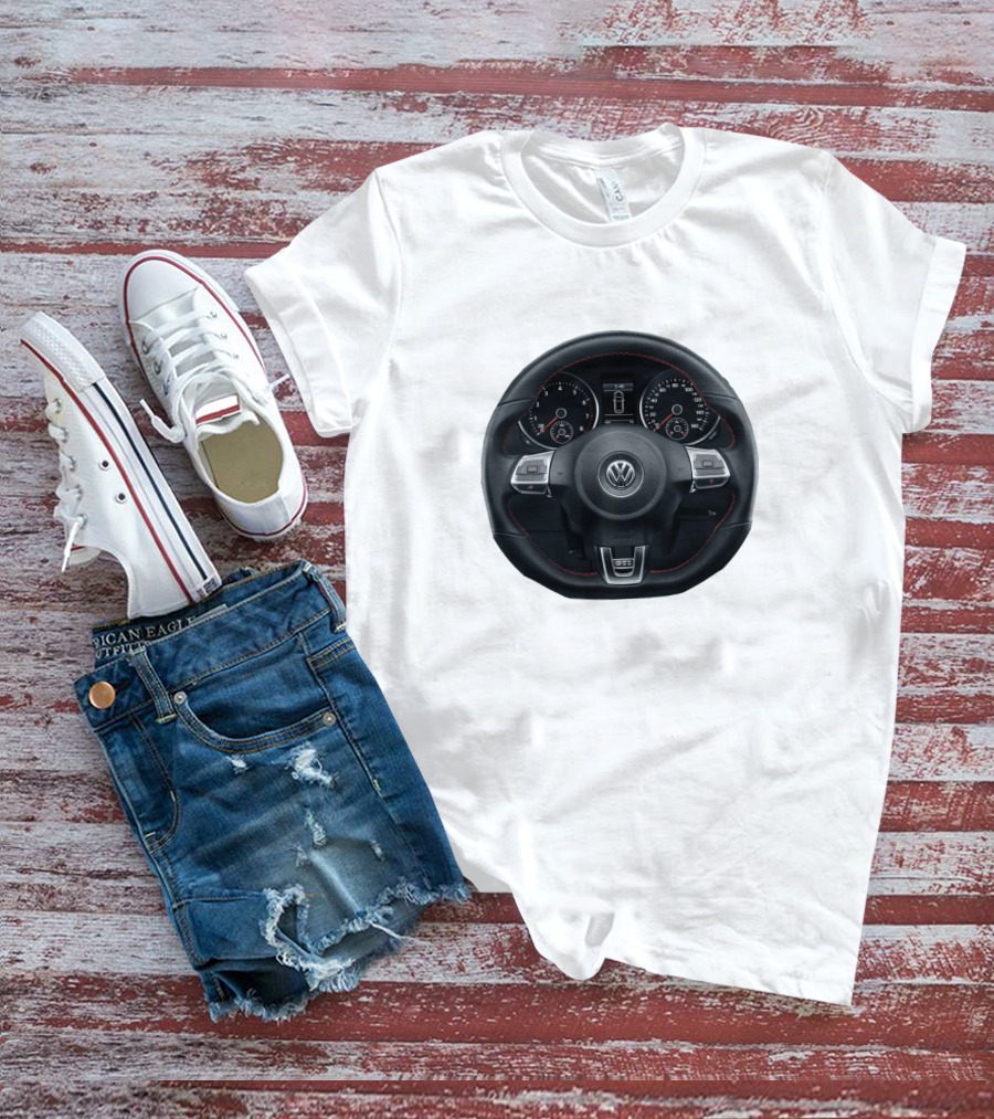 Volkswagen Steering Wheel Dashboard T-Shirt