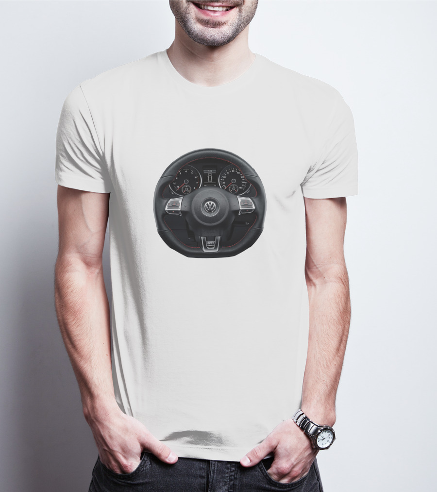 Volkswagen Steering Wheel Dashboard T-Shirt