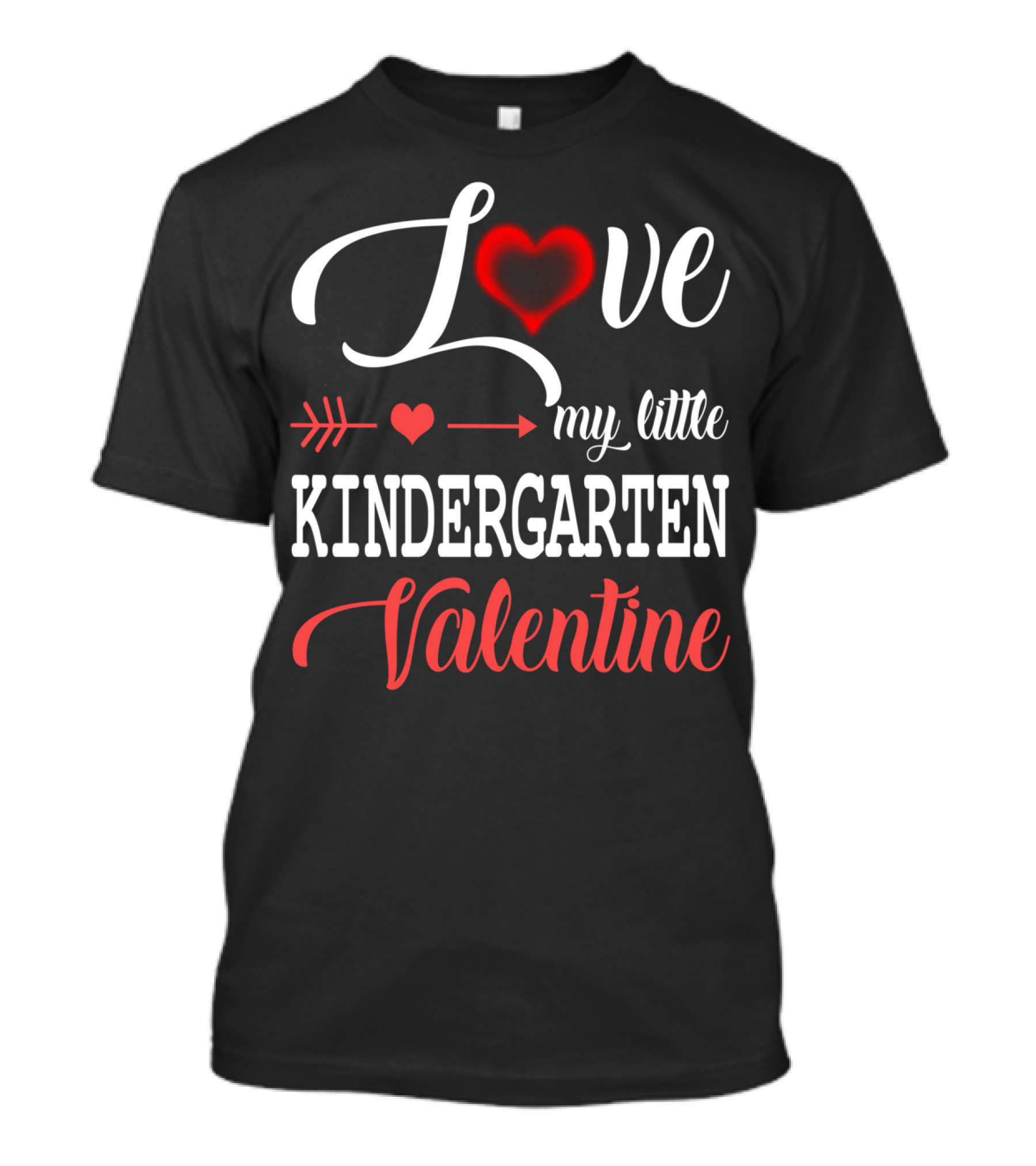 Love Heart My Little Kindergarten Valentine T-Shirt
