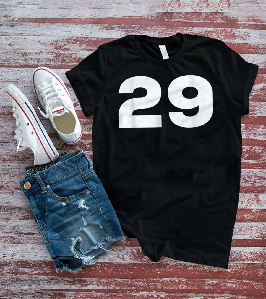 29 Number Jersey Style Sport Team Group Fan T-Shirt