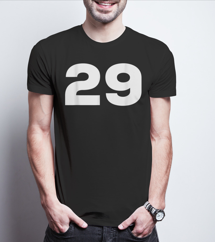 29 Number Jersey Style Sport Team Group Fan T-Shirt