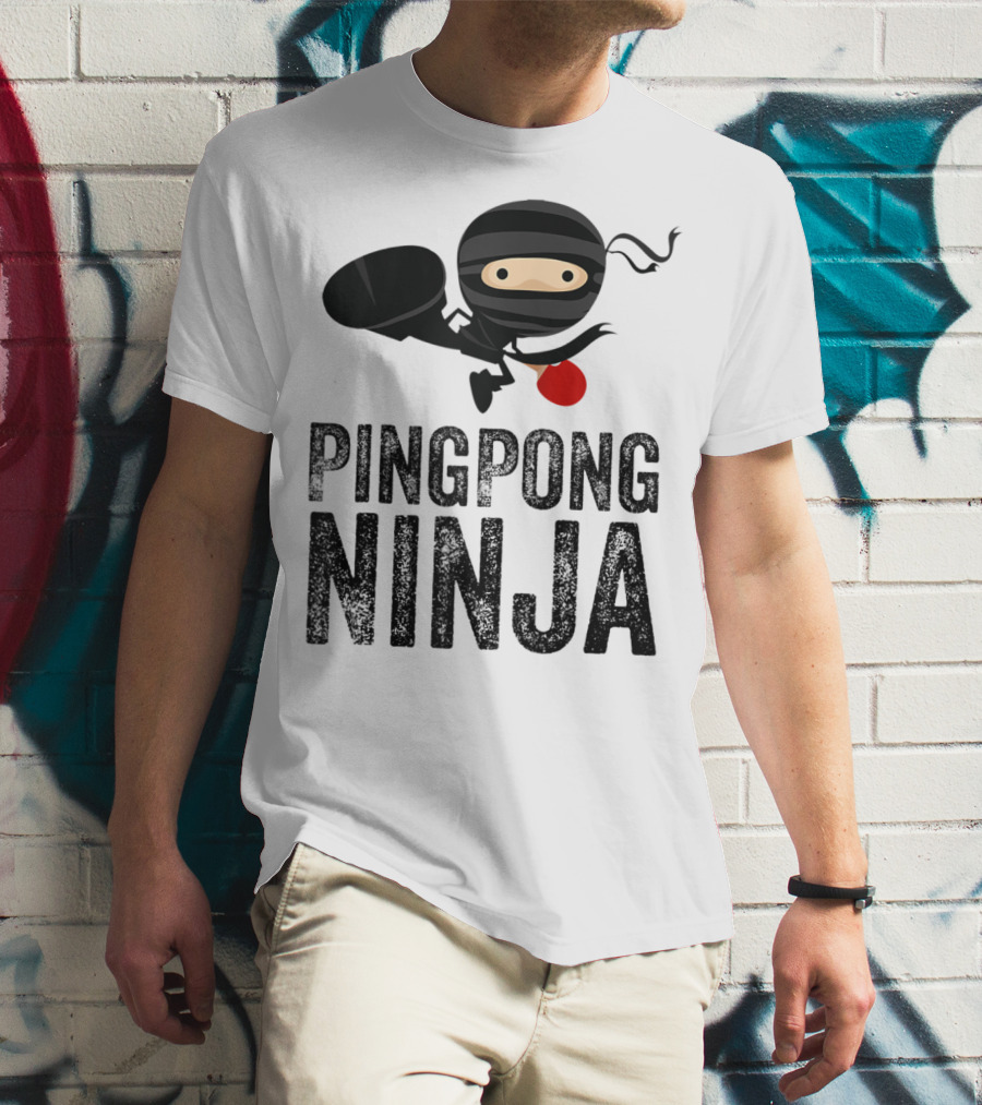 PING PONG NINJA TABLE TENNIS T-Shirt