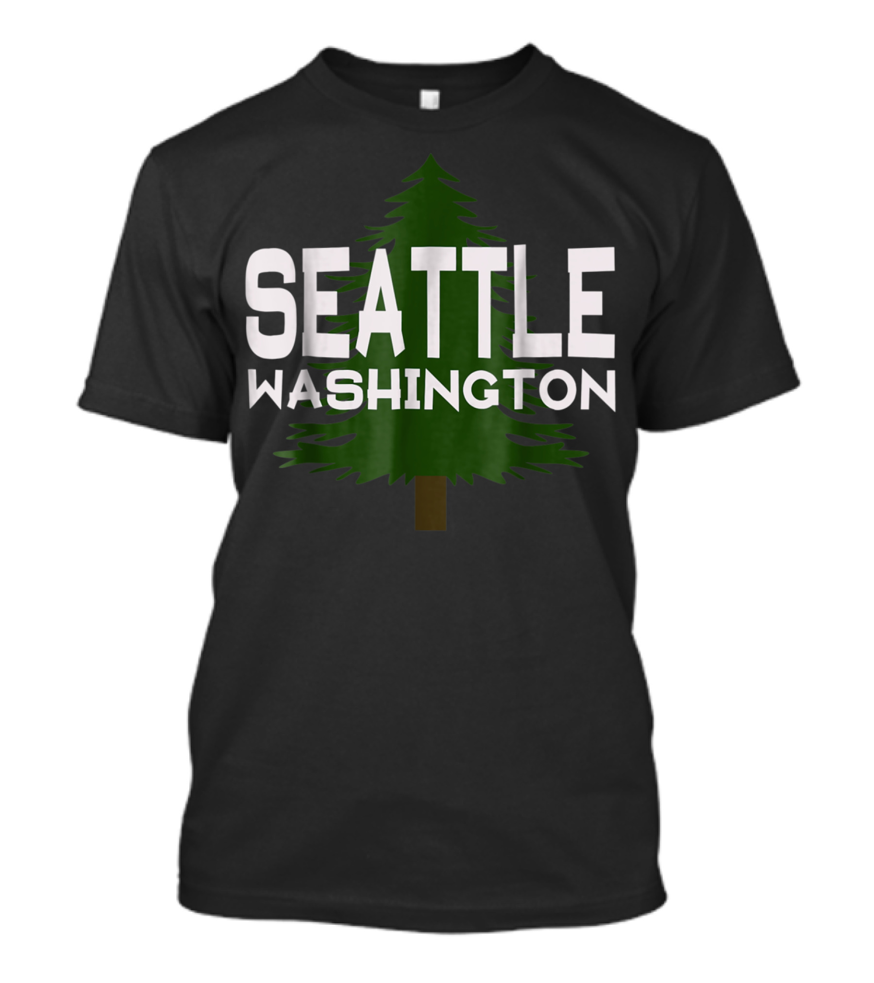 Seattle Washington Evergreen Tree Classic Wa T-Shirt
