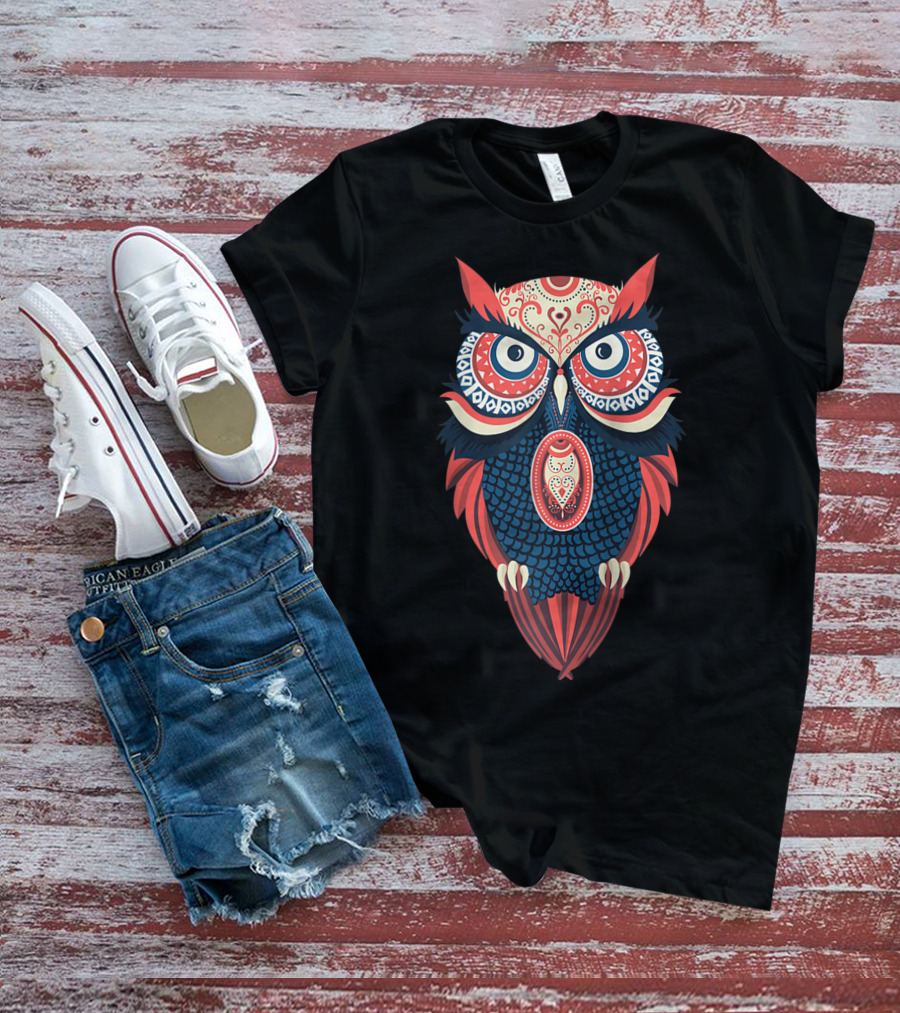 Spirit Animal Owl Folk T-Shirt