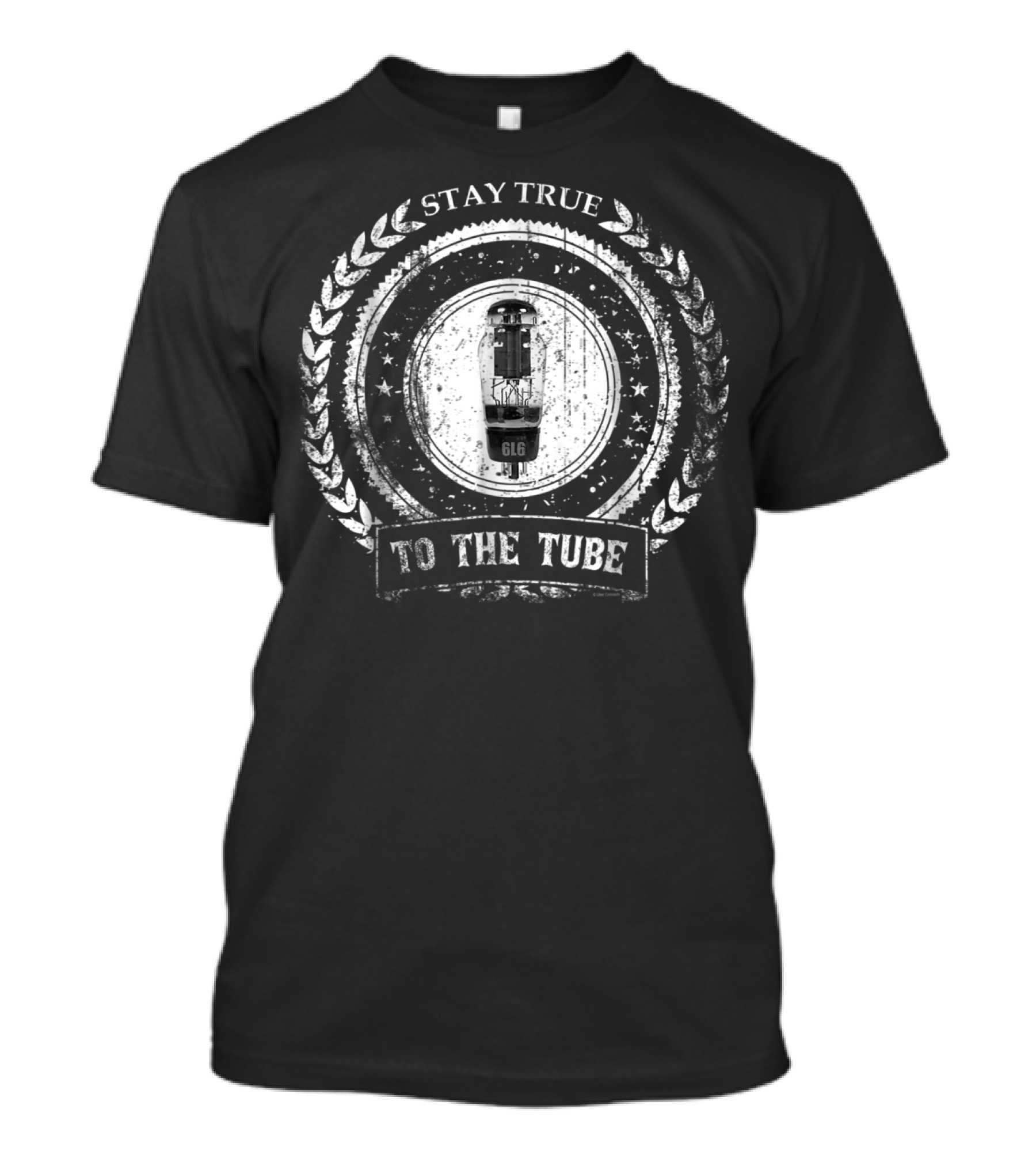 Stay True To The Tube Classic 6L6 Guitar Amplifier Valve T-Shirt
