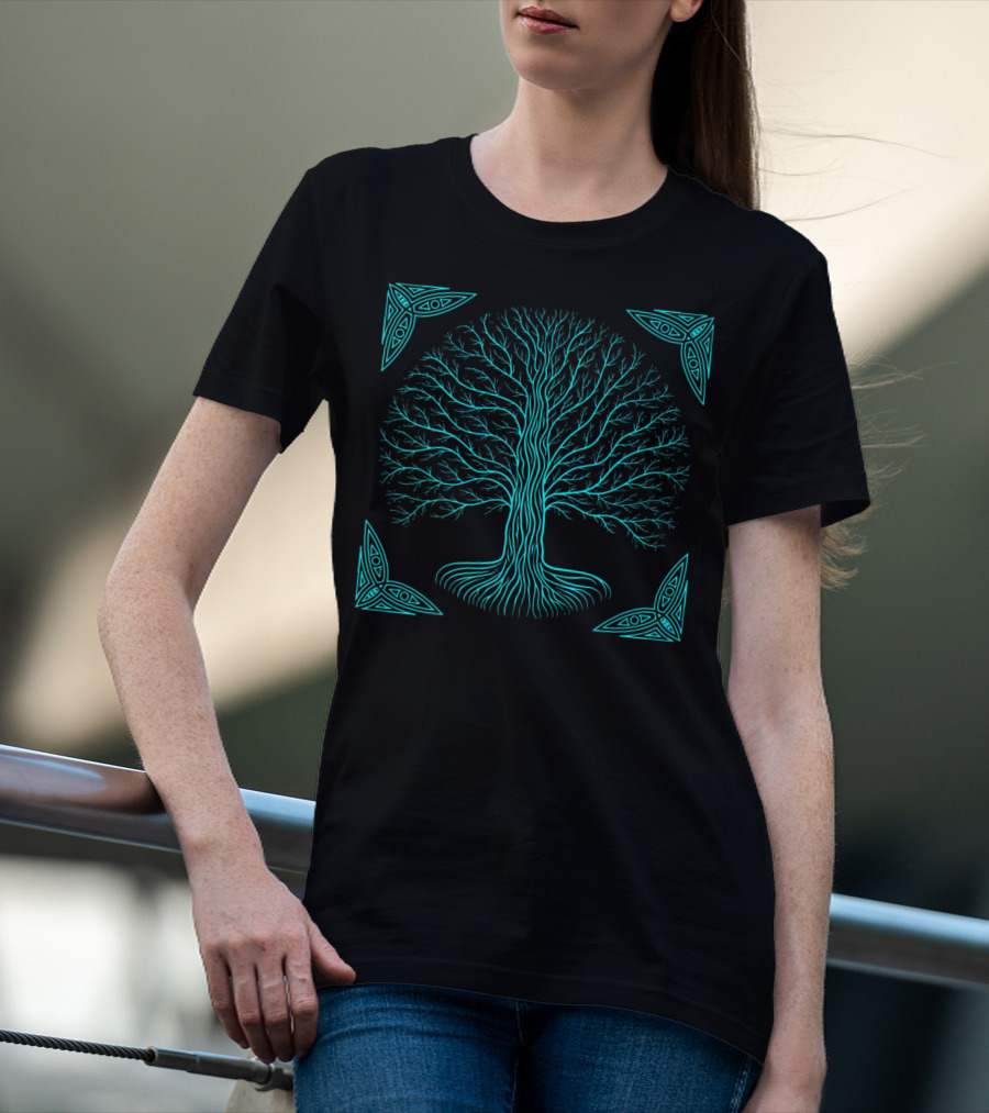 Yggdrasil Tree Of Life Norse Mythology Viking Symbol Norse Gods T-Shirt
